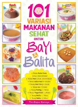 101 Variasi Makanan Sehat Untuk Bayi Sehat