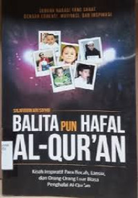 Image of Balita pun hafal al quran