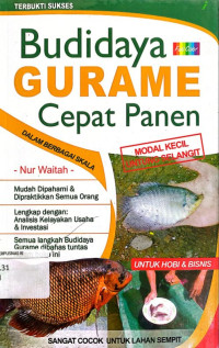 Image of Budidaya Gurame Cepat Panen