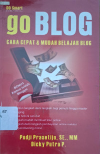 Image of go blog cara cepat & mudah belajar blog