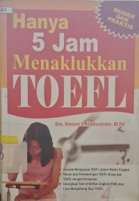 Image of Hanya 5 jam menaklukantoefl