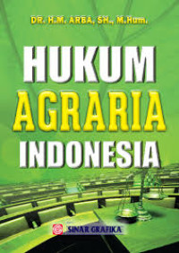 Image of Hukum Agraria Indonesia