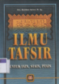 Image of Ilmu tafsir :  untuk iain,stain,ptais