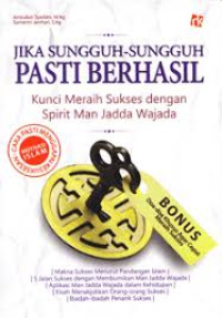 Image of Jika sungguh sungguh pasti berhasil