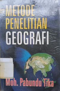 Image of Metode penelitian geografi