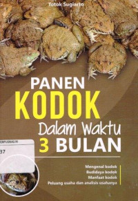 Image of Panen Kodok dalam Waktu 3 Bulan