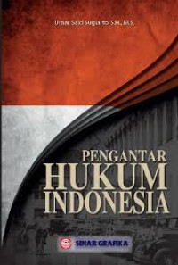 Image of Pengantar hukum indonesia