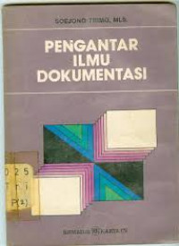Image of Pengantar ilmu dokumentasi