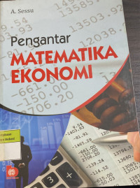 Image of Pengantar matematika ekonomi