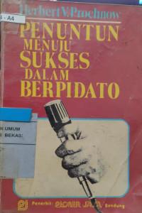 Image of Penuntun menuju sukses dalam berpidato