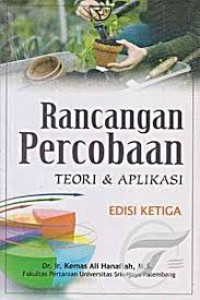 Image of Rancangan percobaan :  teori dan aplikasi