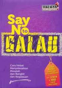 Image of Say no to galau