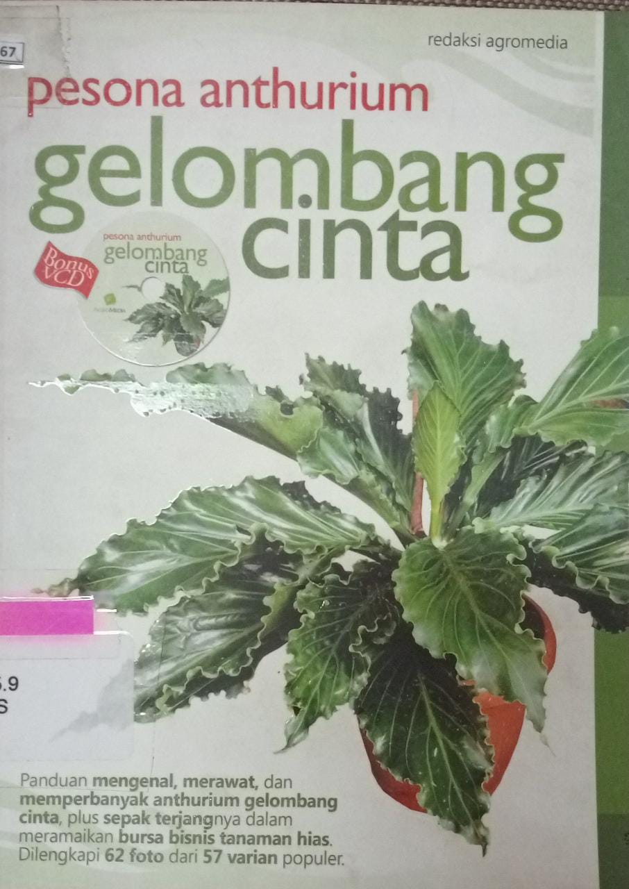 Sampul Pesona anthurium gelombang cinta / redaksi agromedia