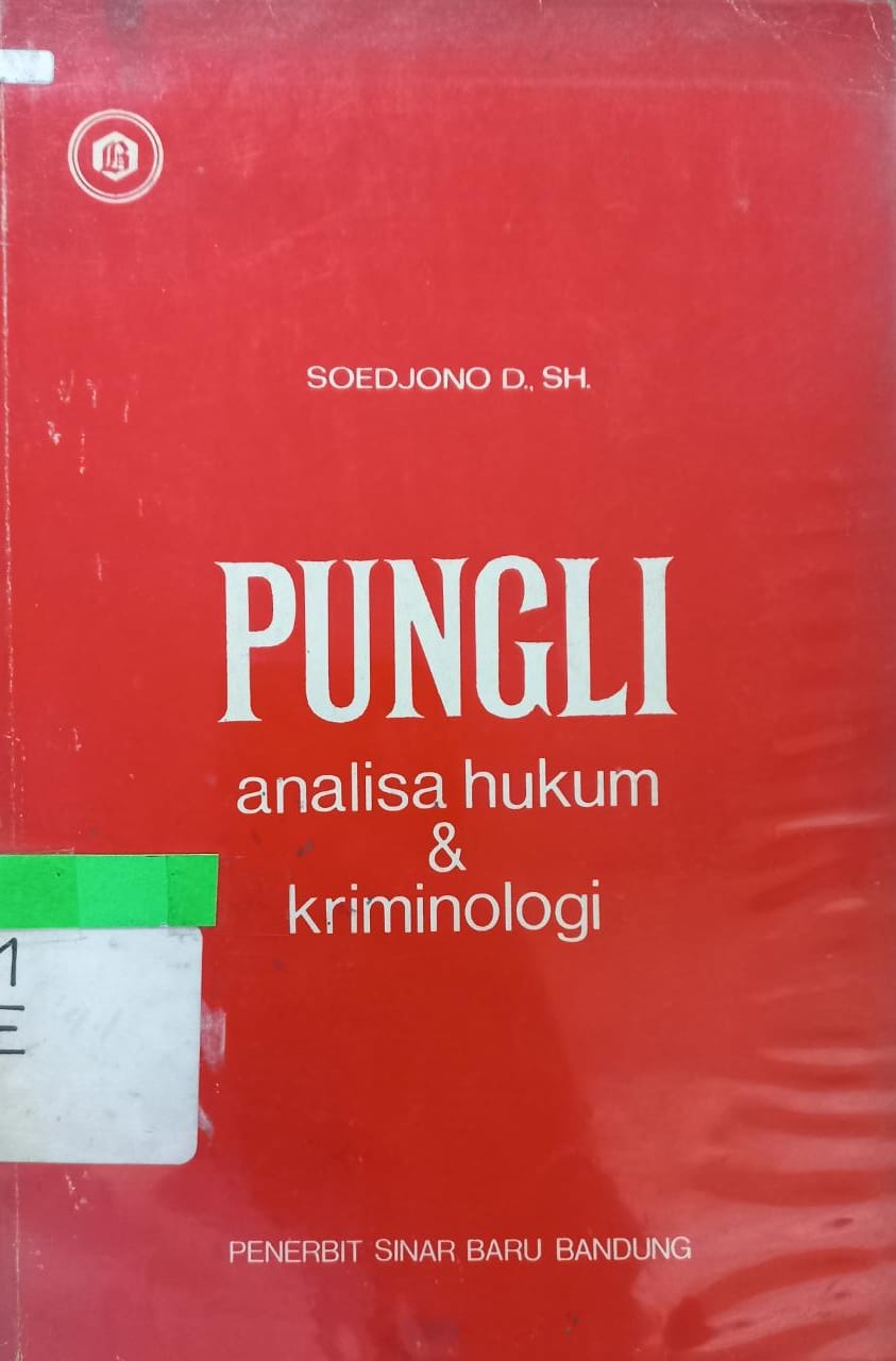 Sampul Pungli :  Analisa hukum & kriminologi / Soedjono D.