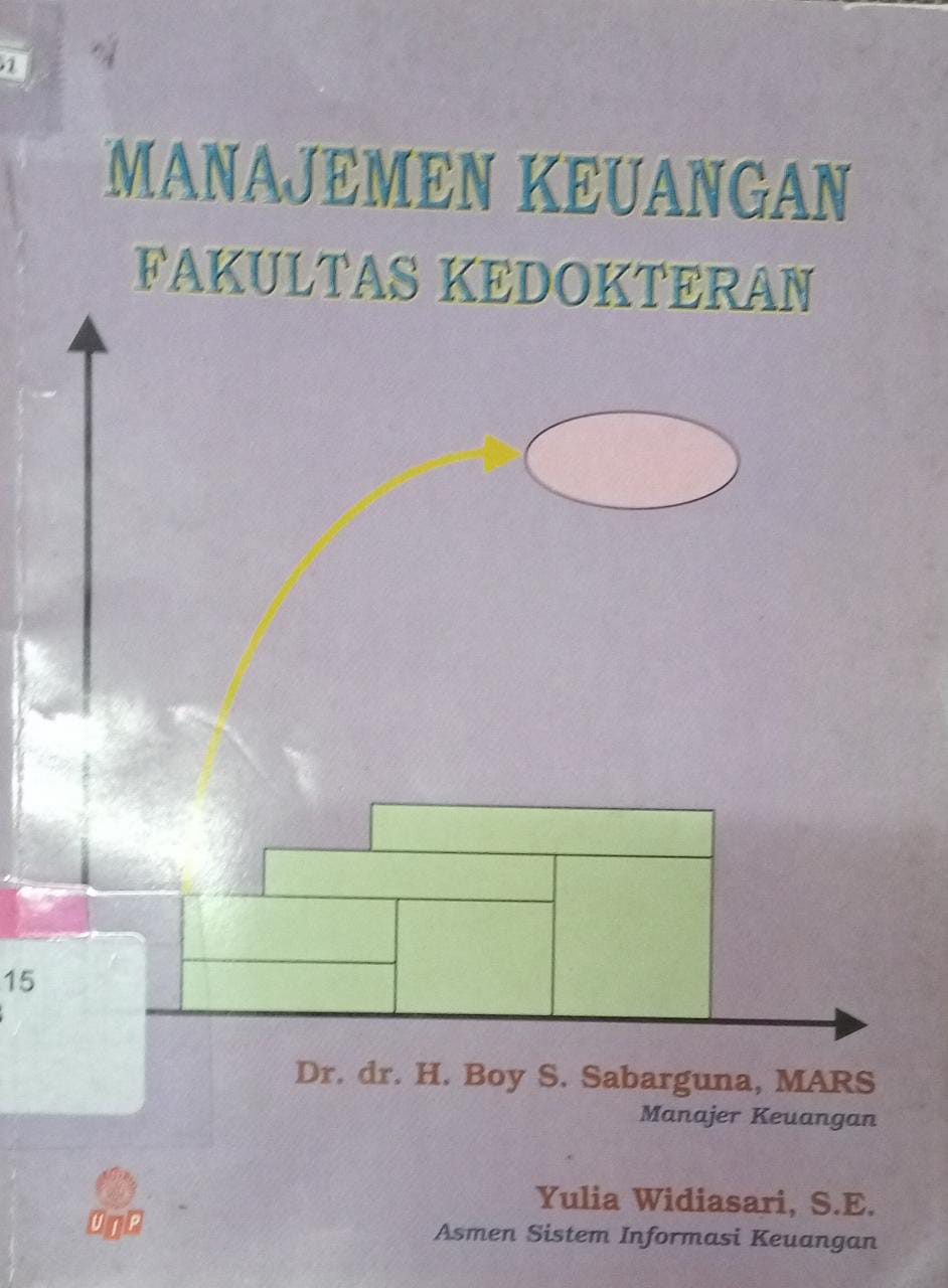 Cover Manajemen keuangan fakultas kedokteran / Sabarguna