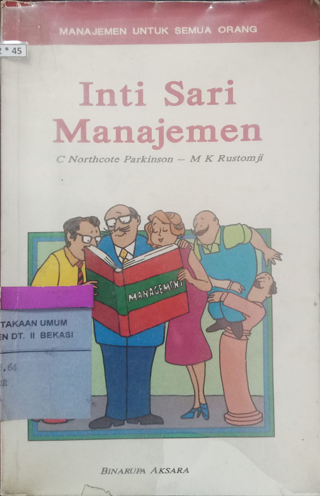 Sampul Intisari Manajemen / C Northcote Parkinson - M K Rustomji
