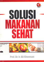 Sampul Solusi makanan sehat / Ali khosman