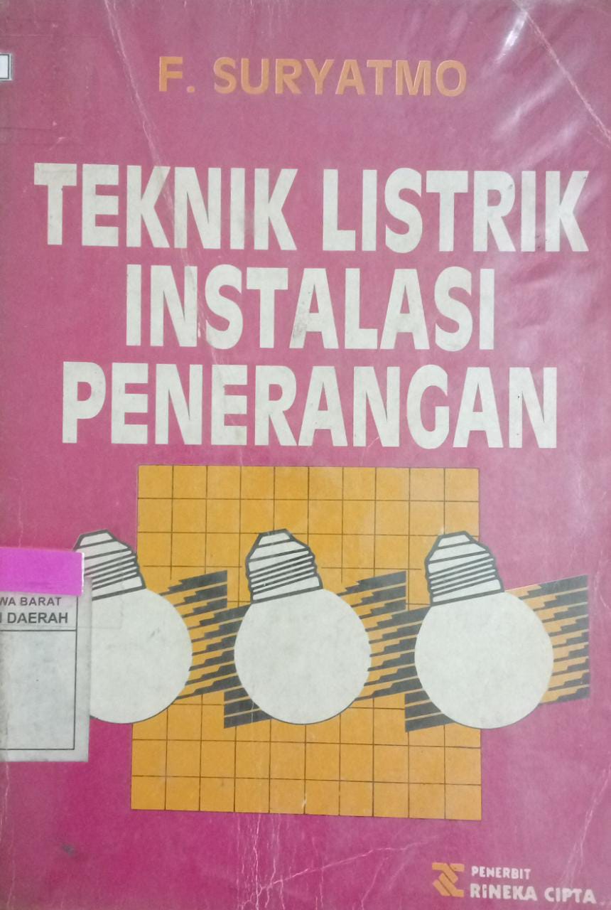 Sampul Teknik listrik instalasi penerangan / Suryatmo
