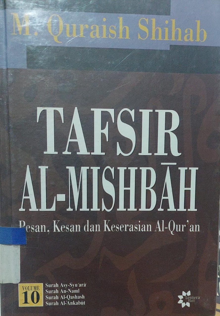 Sampul Tafsir Al-Mishbah Volume 10 :  Pesan, Kesan dan Keserasian Al-qur'an / M. Quraish Shihab