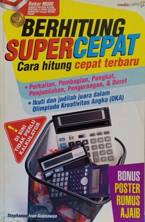 Sampul Berhitung supercepat / Stephanus Ivan Goenawan; penyunting, Harris Syamsi Yulianto