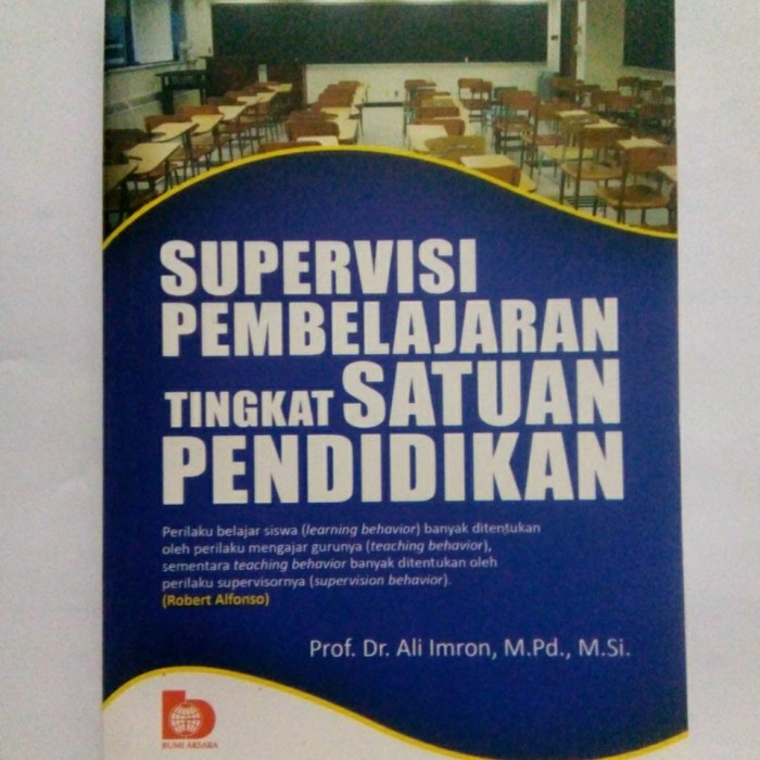 Sampul Suspensi Pembelajaran Tingkat Satuan Pendidikan / Ali Imron
