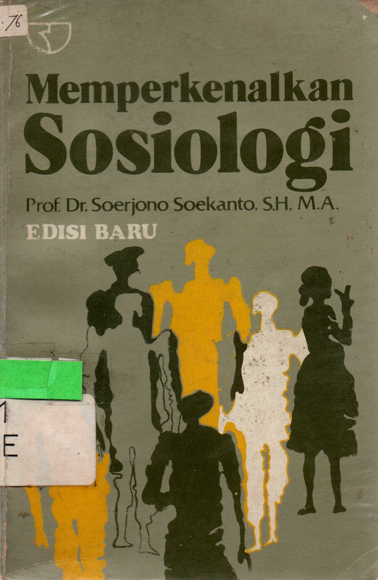 Sampul Memperkenalkan Sosiologi / Soerjono Soekanto