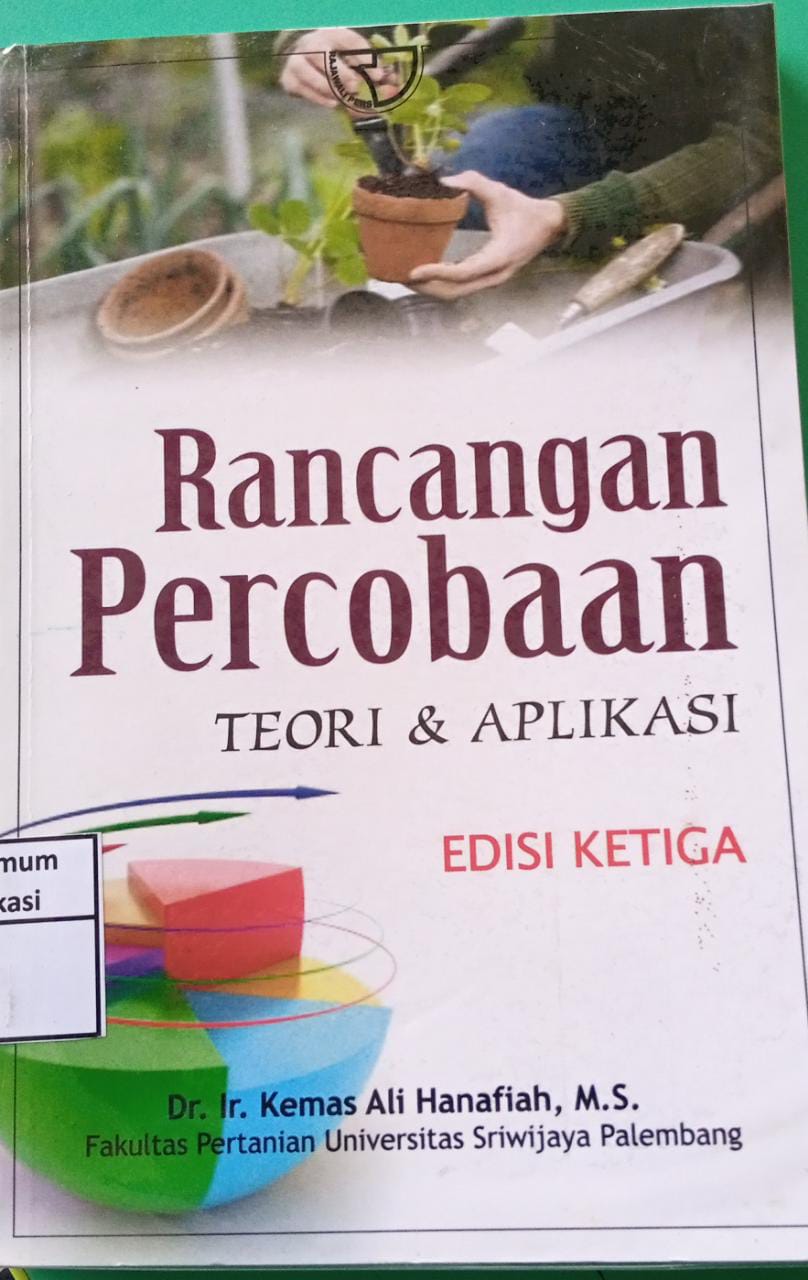 Sampul Rancangan Percobaan :  Teori dan aplikasi / Kemas Ali Hanfiah