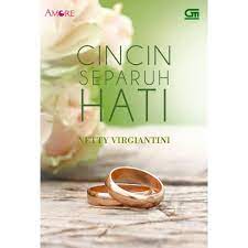 Sampul CINCIN SEPARUH HATI / NETTY VIRGIANTINI