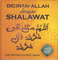 Sampul Dicintai Allah dengan Shalawat / Arif Mulyadi