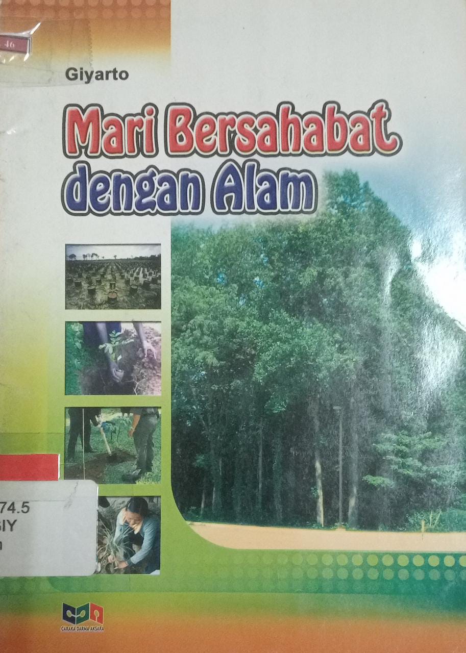 Sampul mari bersahabat dengan alam / Giyarto