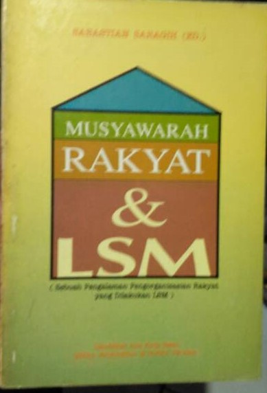 Sampul Musyawarah Rakyat Dan LSM / Sabastian Saragih