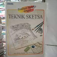 Sampul Panduan melukis dengan teknik sketsa / Philip berrill