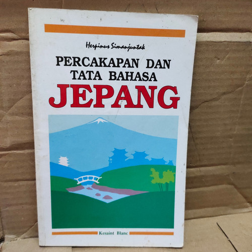 Sampul Percakapan Dan Tata Bahasa Jepang / Herpinus Simanjuntak