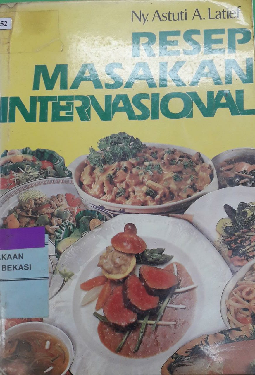 Sampul Resep masakan internasional / Astuti a latief