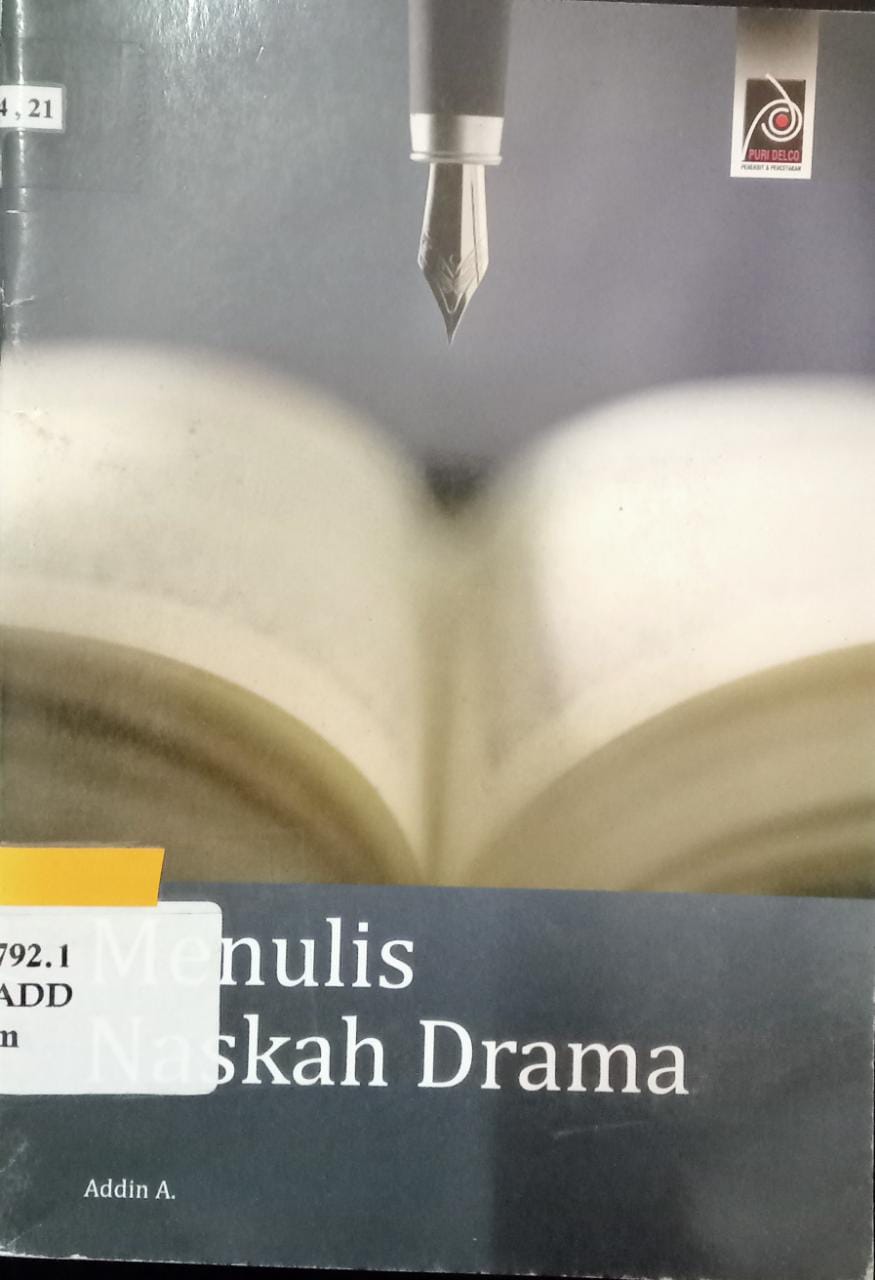 Sampul Menulis naskah derama / Addin. A