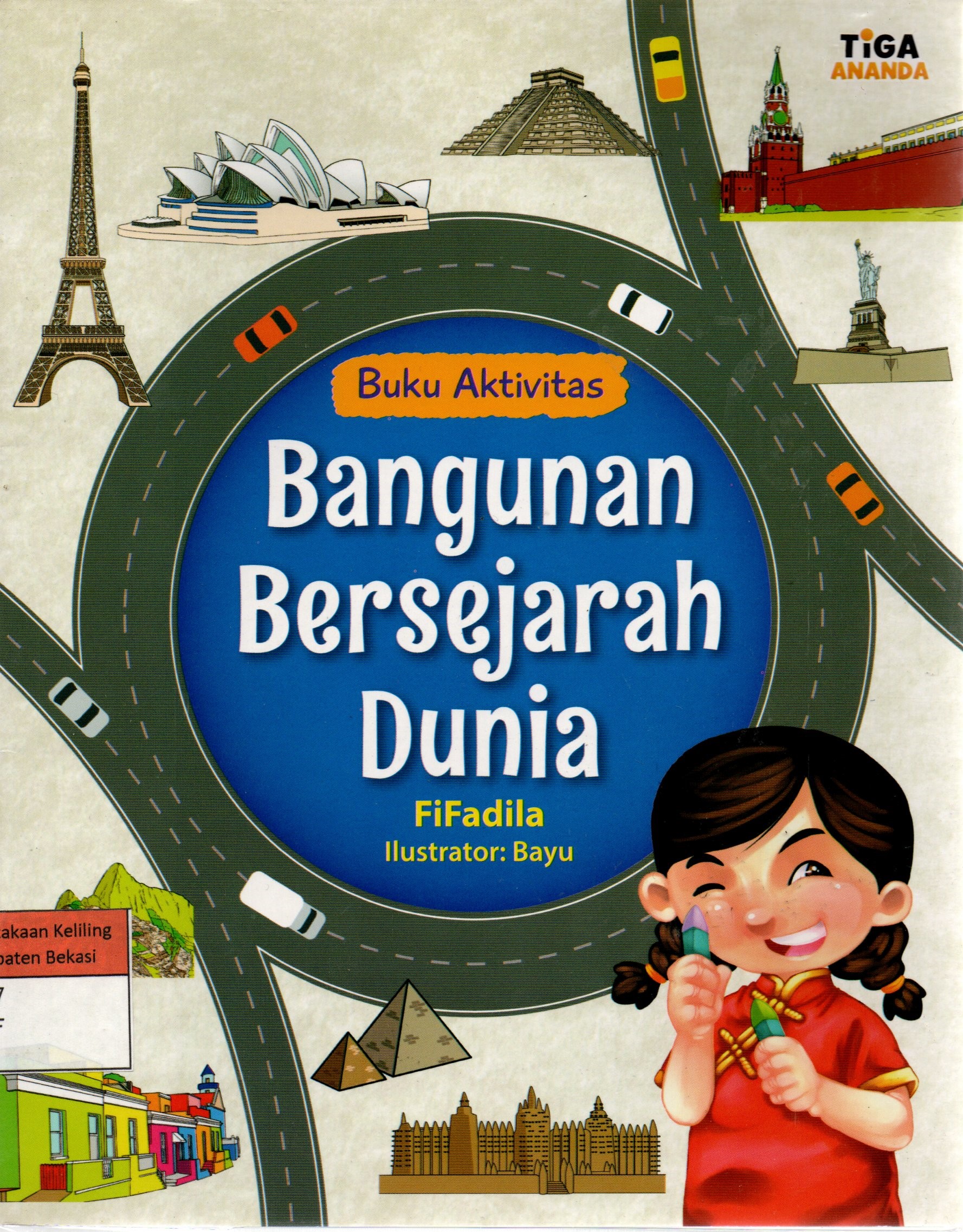Sampul Buku Aktivitas Bangunan Bersejarah Dunia / Fifadila