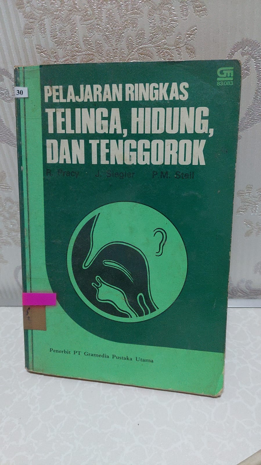 Sampul Pelajaran Ringkas Telinga, Hidung, dan Tenggorokan / R. Pracy, J. Siegler, P.M. Stell