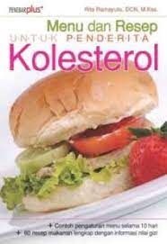 Sampul Menu dan Resep untuk Penderita Kolesterol / Rita Ramayulis