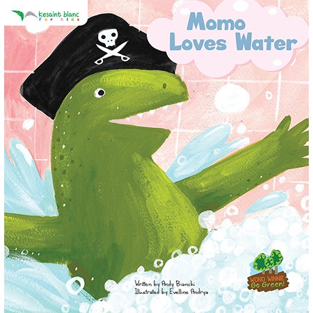 Sampul Momo loves water / Andy Bianchi