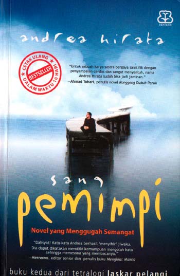 Sampul Sang pemimpi / Andrea Hirata