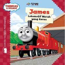 Sampul james lokomotif merah yang keren :  thomas & friends / Ayu prameswary