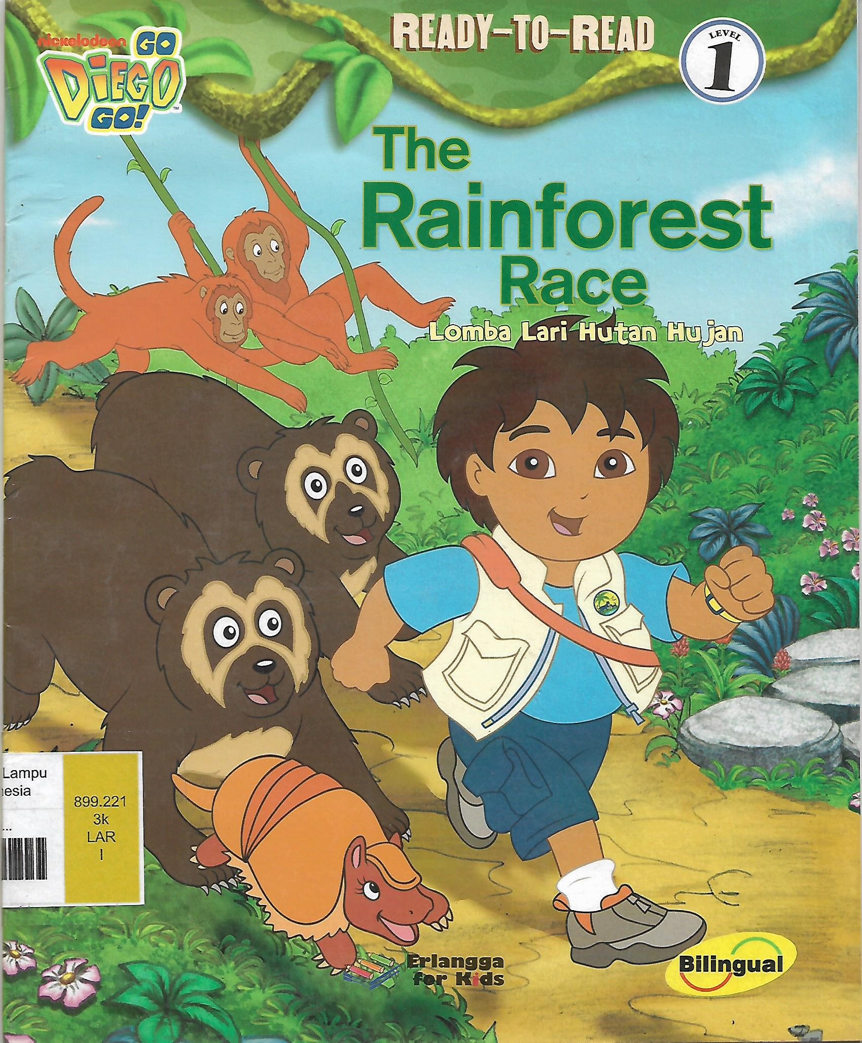 Sampul The rainforest race / Lara bergen