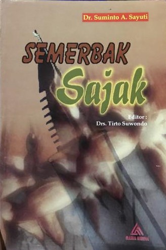 Sampul semerbak sajak / Suminto A. Sayuti; editor, Tirto Suwondo