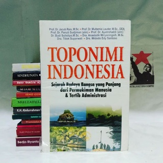 Sampul Toponimi Indonesia / Jacub Rais