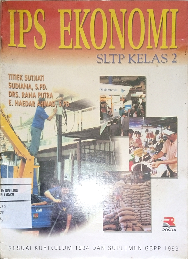 Sampul IPS Ekonomi :  SLTP kelas 2 / Titiek Sutjita, dkk