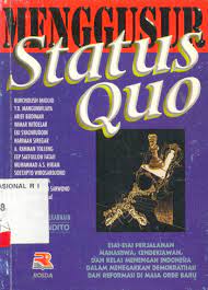 Sampul Menggusur status quo / Andito