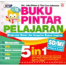 Sampul Buku Pintar Pelajar SD/MI 5 in 1 / Tim Guru Indonesia