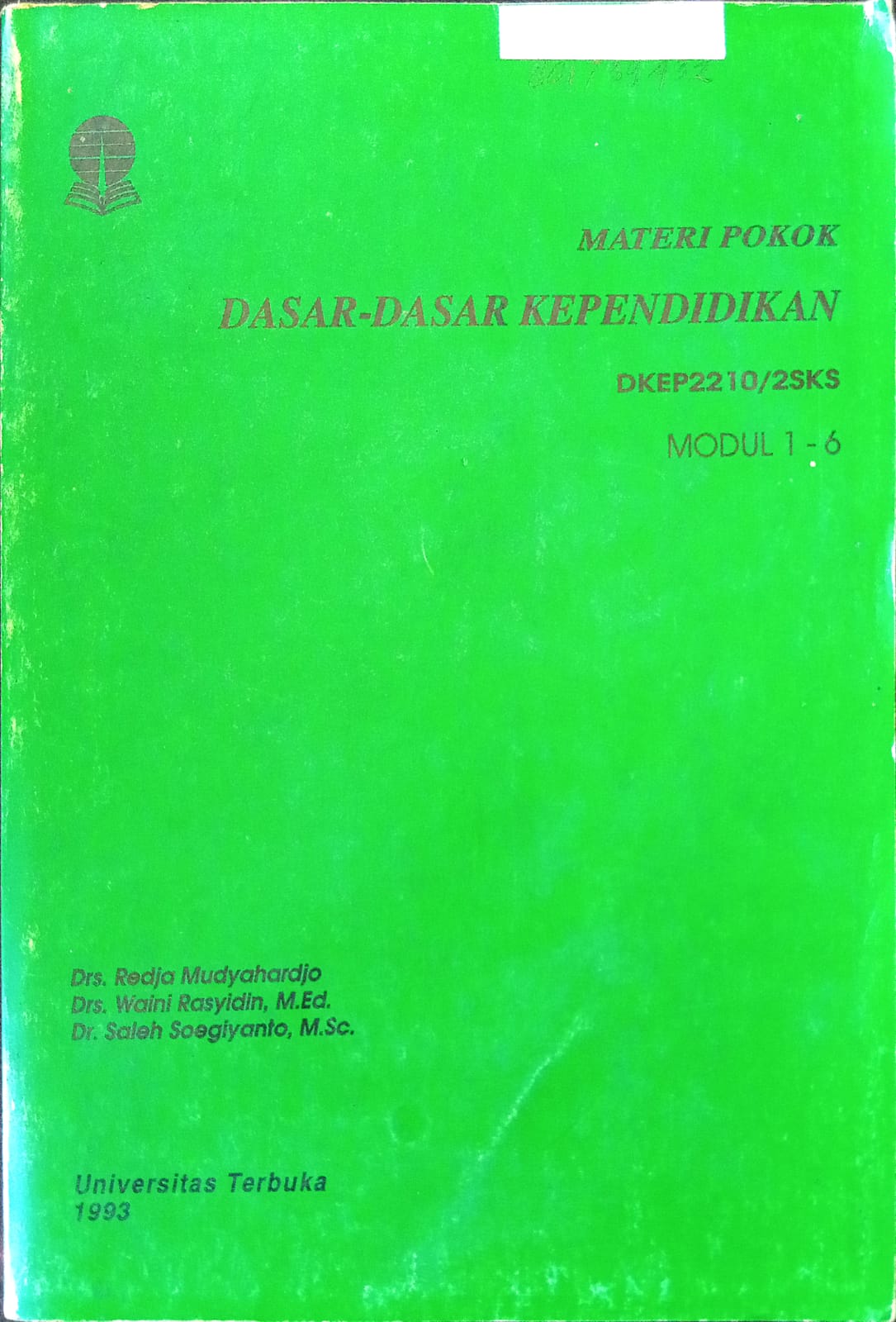 Sampul Materi Pokok Pengantar Bimbingan dan Penyuluhan  Modul 1-6 :  DKEP2211/ 2 SKS / MOH SURYA dkk