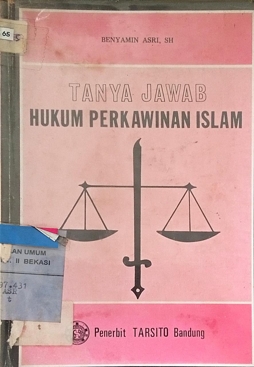 Sampul Tanya Jawab Hukum Perkawinan Islam / Benyamin Asri