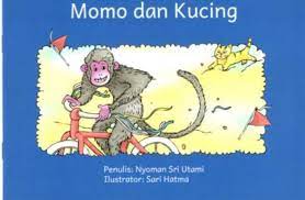 Sampul Momo dan kucing / Nyoman Sri utami